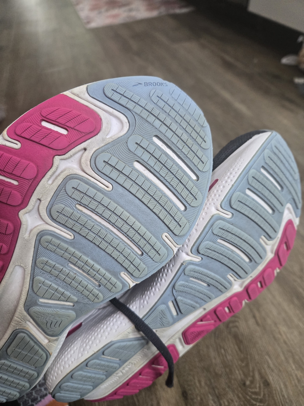 Brooks Women’s Athletic Shoes in Light Blue and Pink